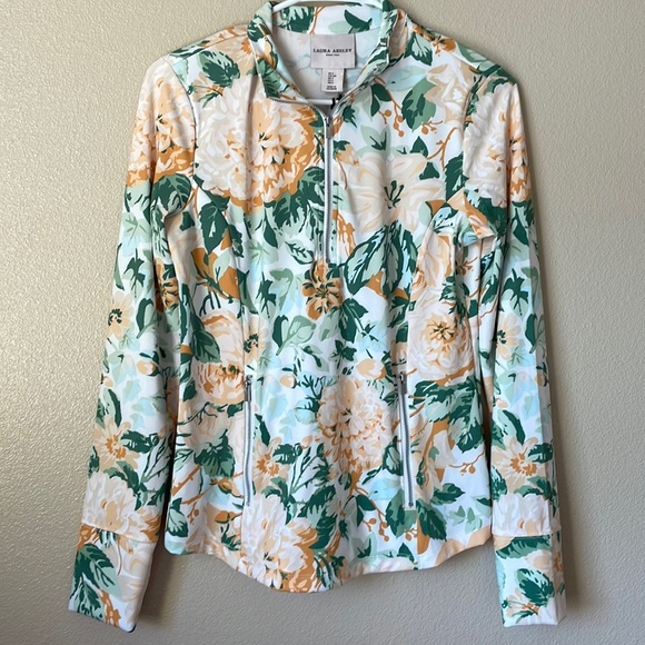 NWT Laura Ashley Floral Active Long Sleeve - Picture 1 of 10